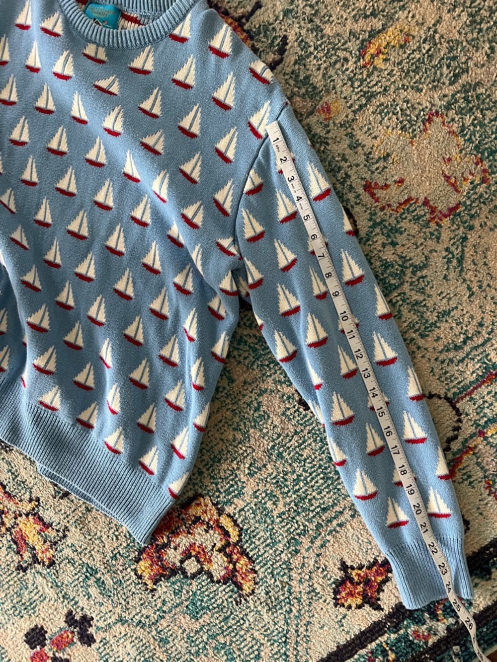 Kiel James Patrick Sailboat Toasty Coasty Sweater - Picture 8 of 8